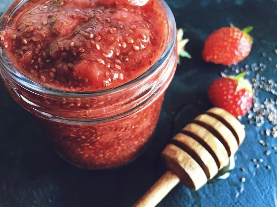 Strawberry Chia Jam (ultra quick)