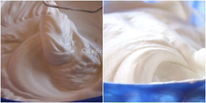 Zebra cake (made from egg whites)