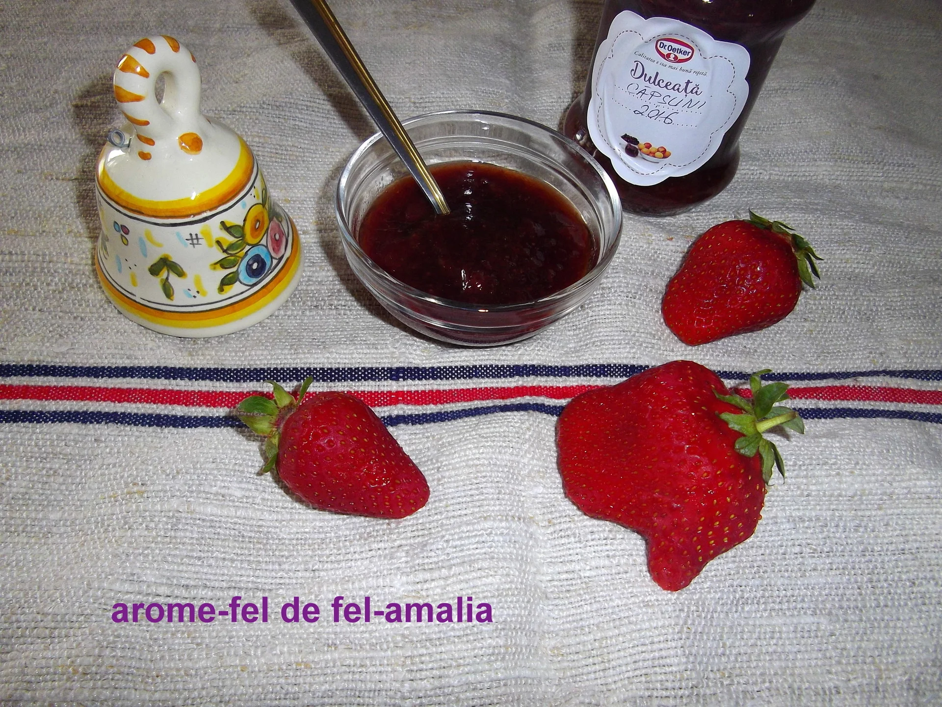 Strawberry jam recipe (baked)