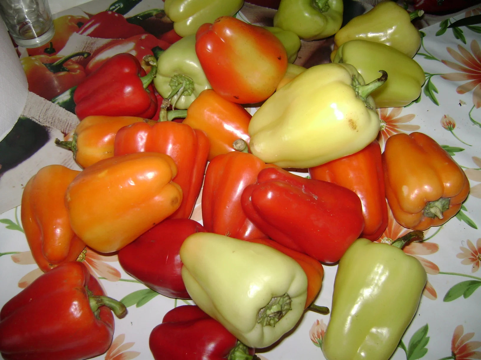 Colorful assorted pickles