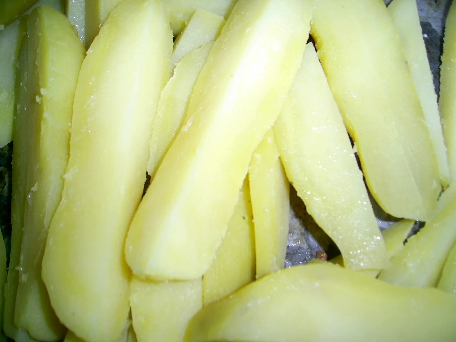 Potato soup with sour cream and smoked meat