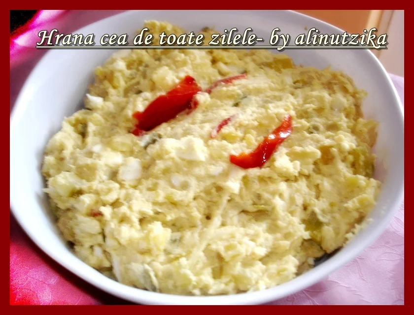 Potato salad with mayonnaise