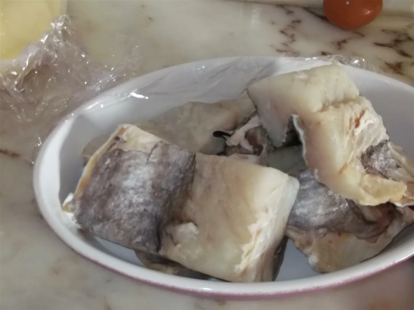 Cod with baked potatoes (Bacalhau Avo Maria)