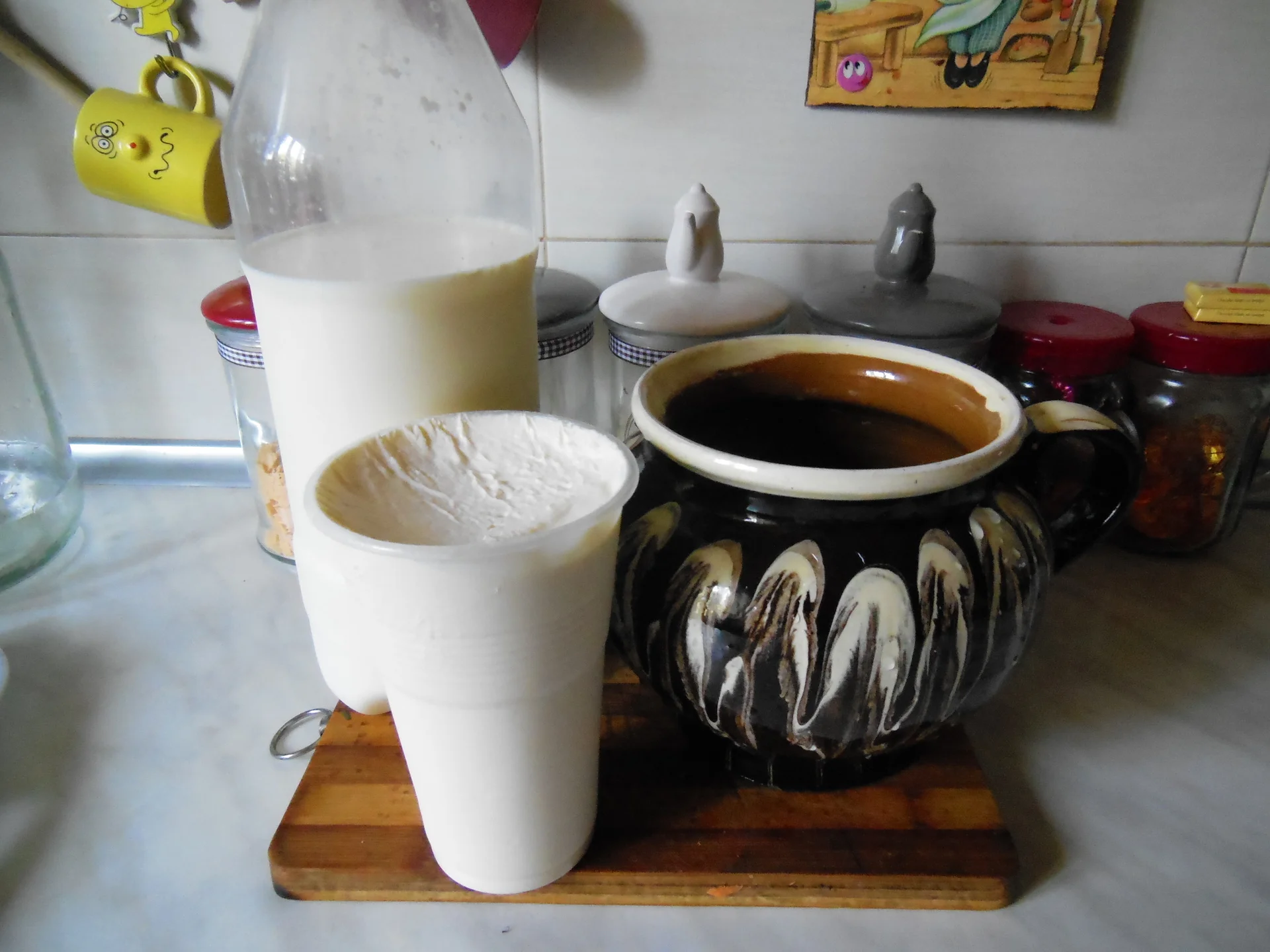 Buttermilk with sour cream