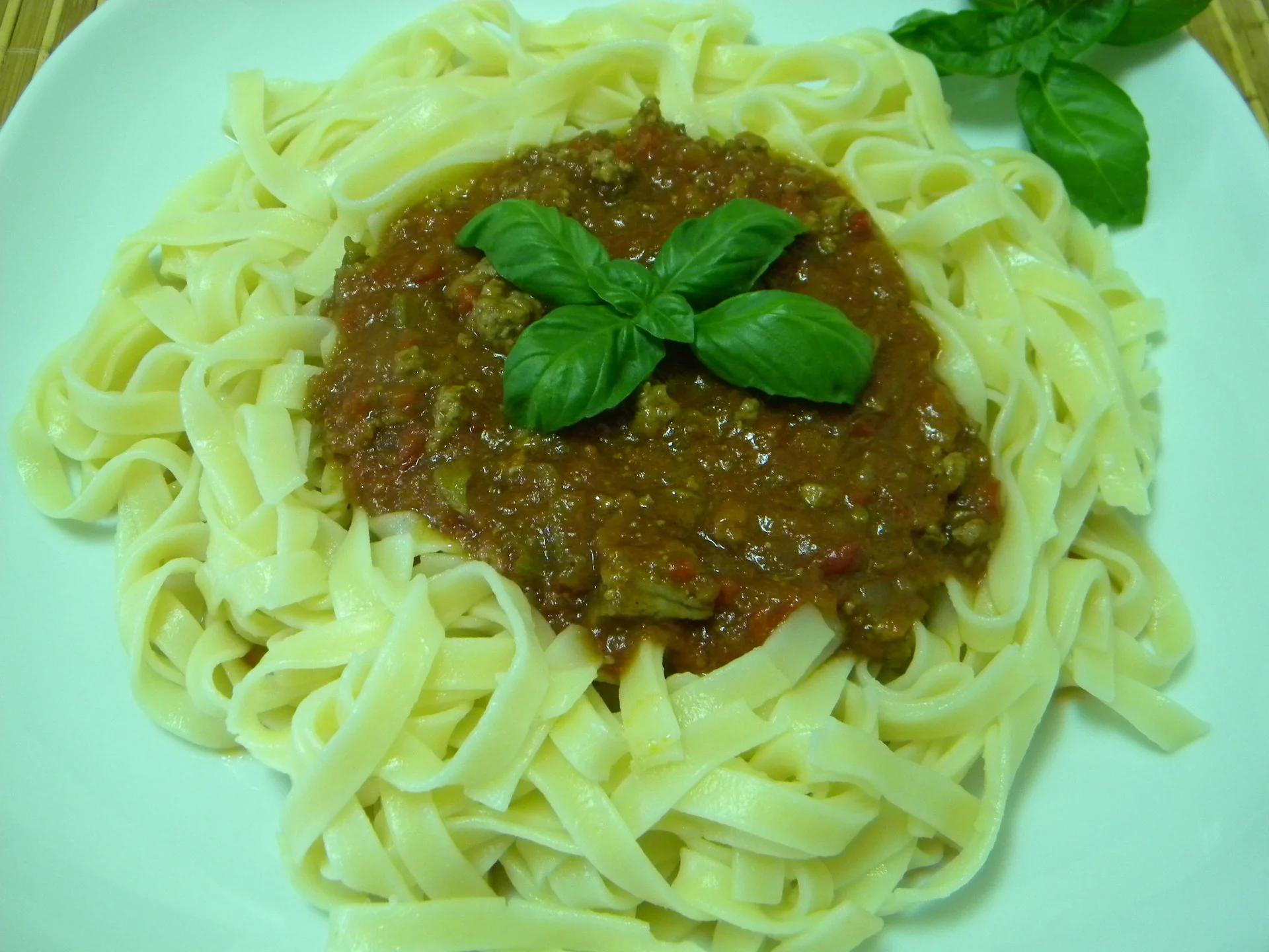 Lasagnette with meat sauce