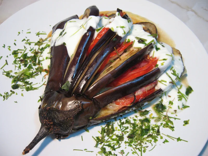 Fan of eggplants (at Horia V.)