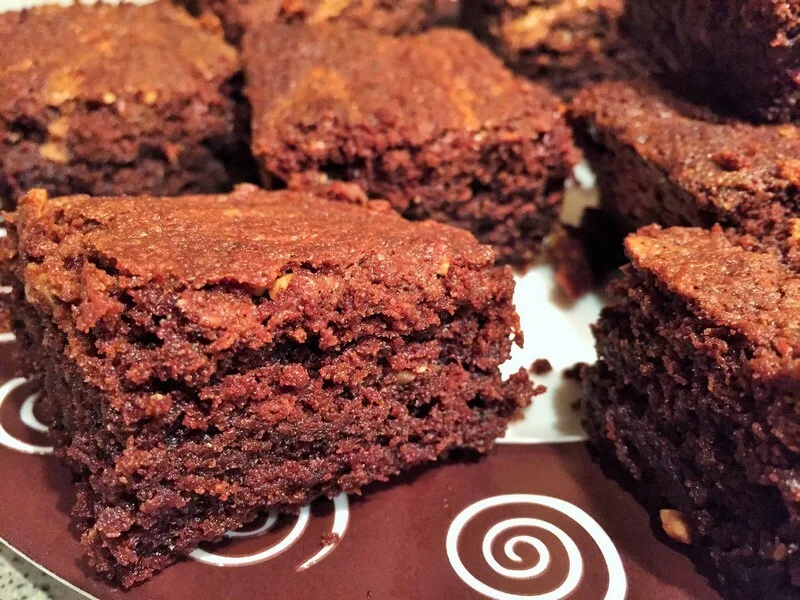 Peanut butter brownie