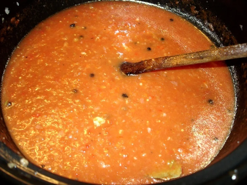 Spicy homemade ketchup