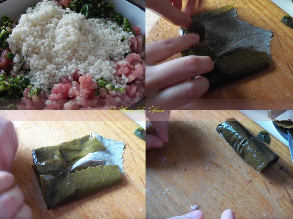 Stuffed grape leaves