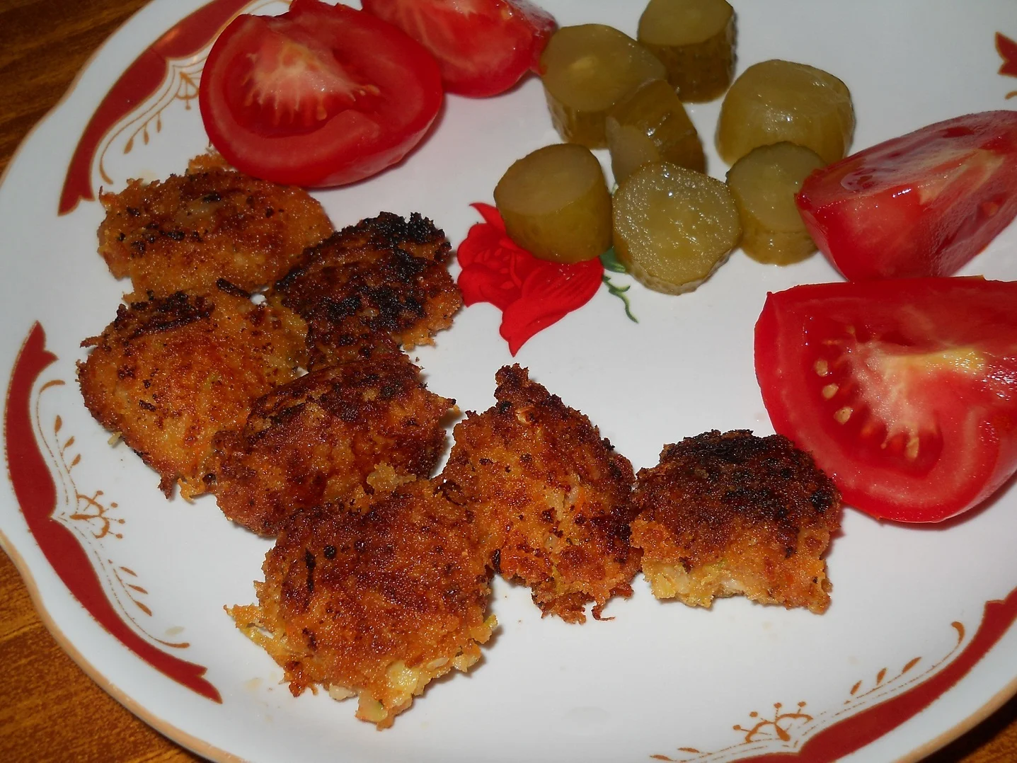 Zucchini and potato meatballs