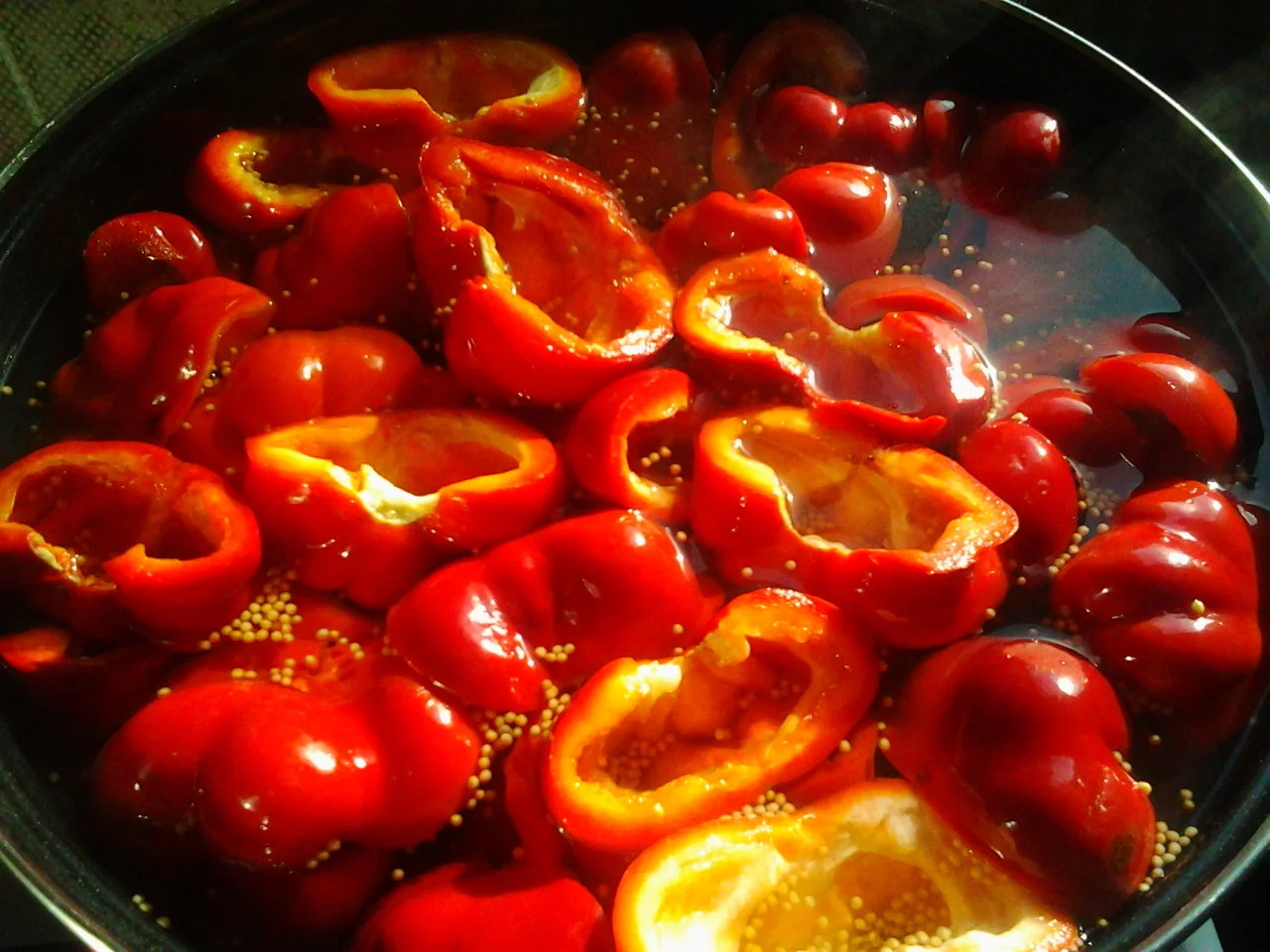 Pickled bell peppers