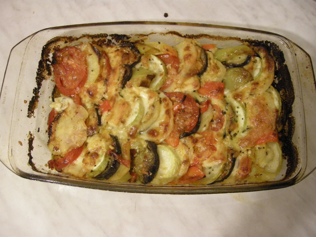 Vegetable Soufflé Harlequin