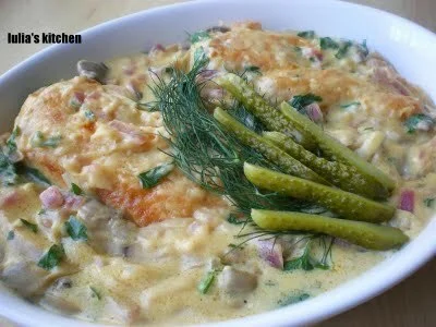 Chicken breast in sauce