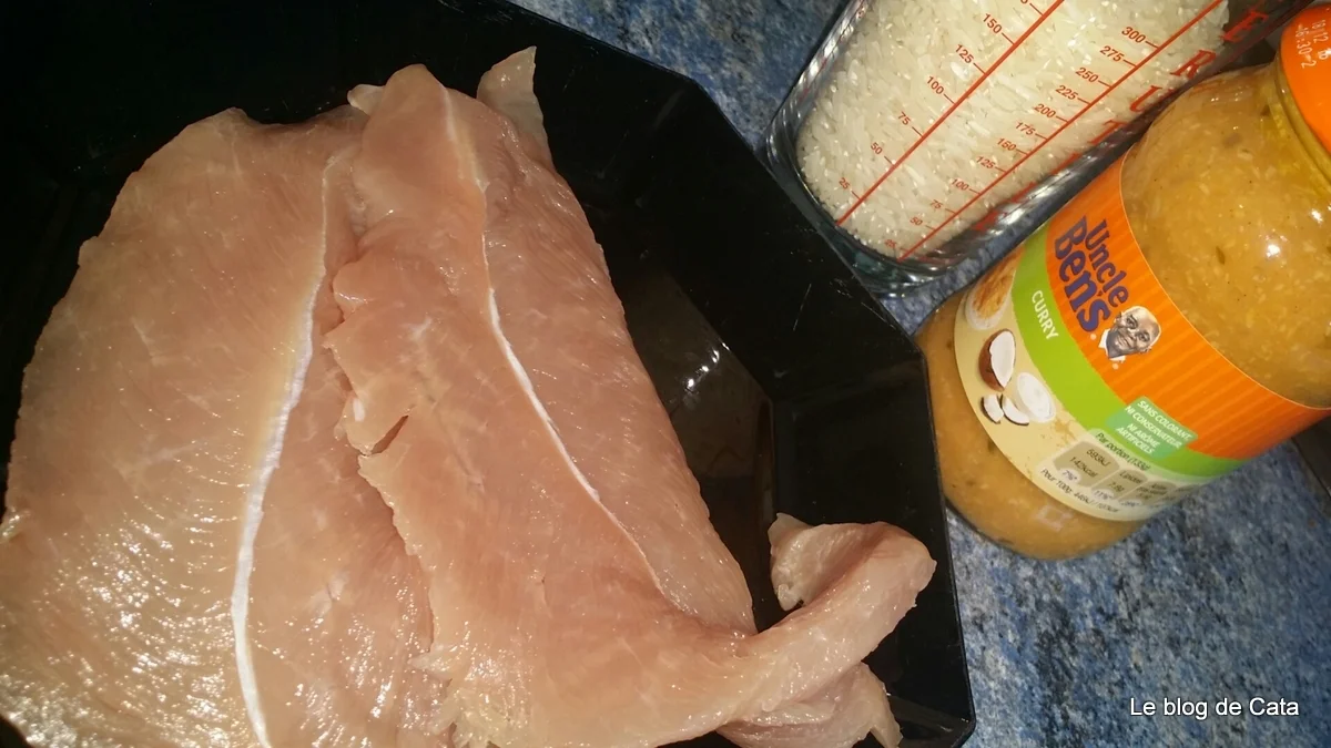 Turkey breast with curry sauce – quick recipe