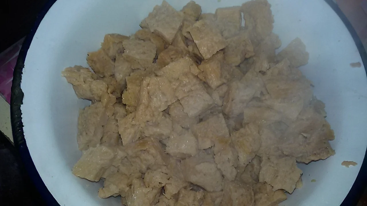 Lenten food – soy stew with puree