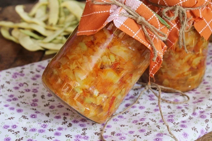 Winter stew with green beans