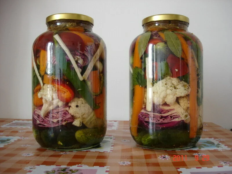 Colored pickles