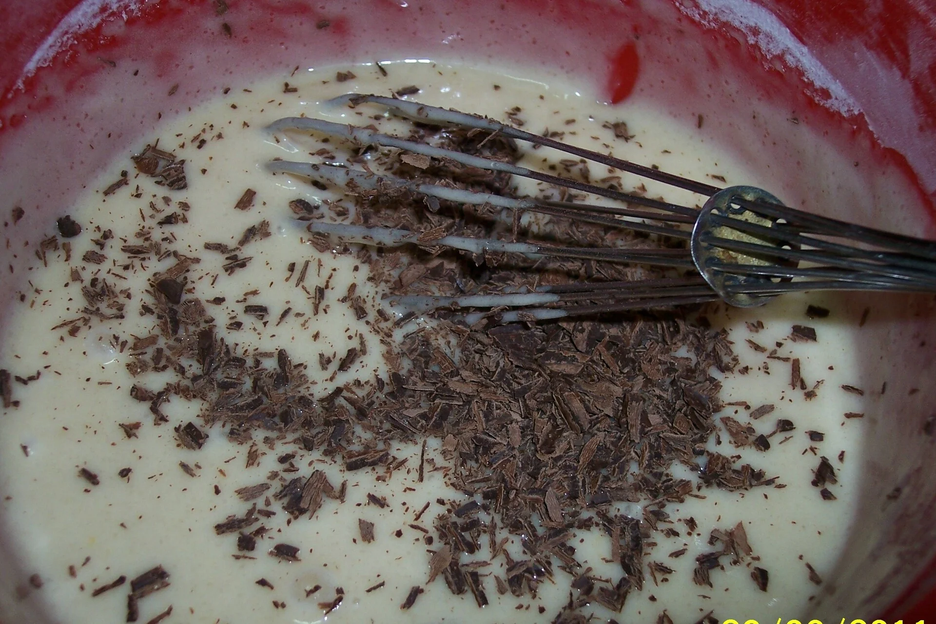Cherry and chocolate cake