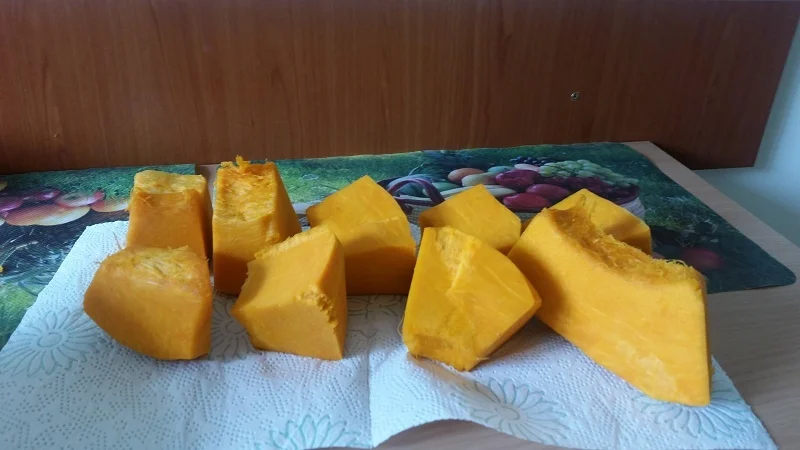 Homemade pumpkin pie