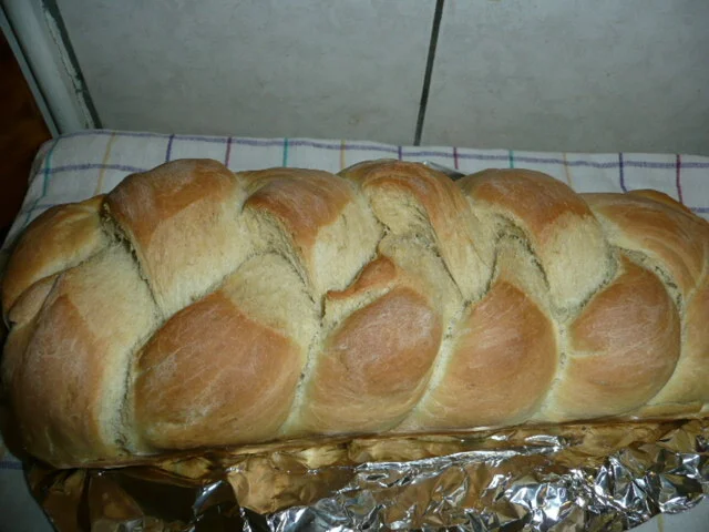 Homemade white bread