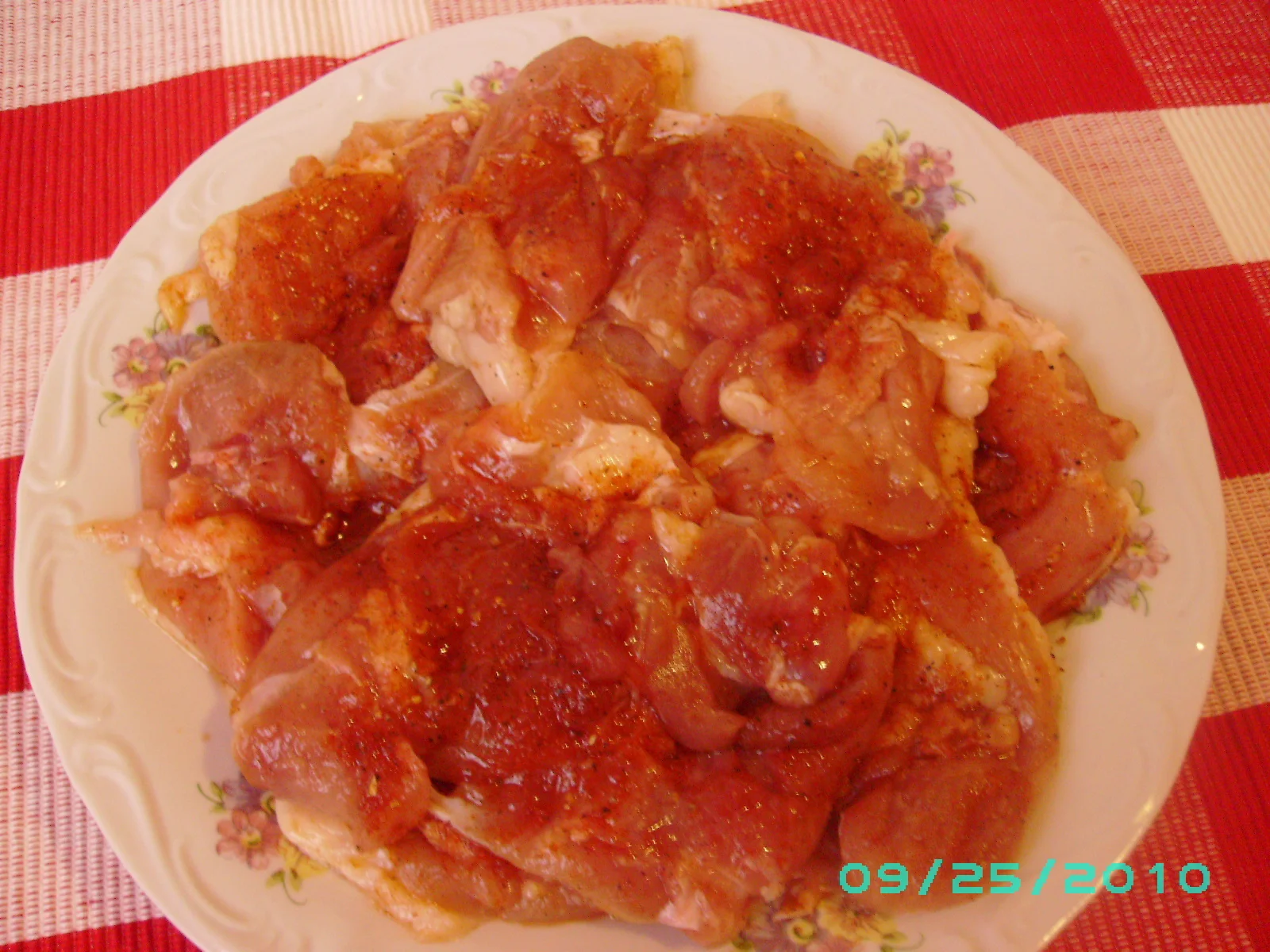 Stuffed chicken thighs