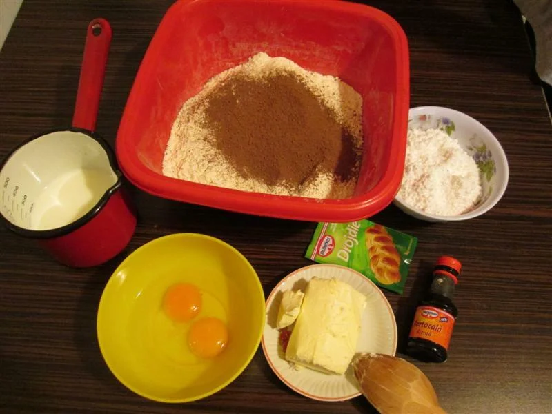 Chocolate and hazelnut rolls