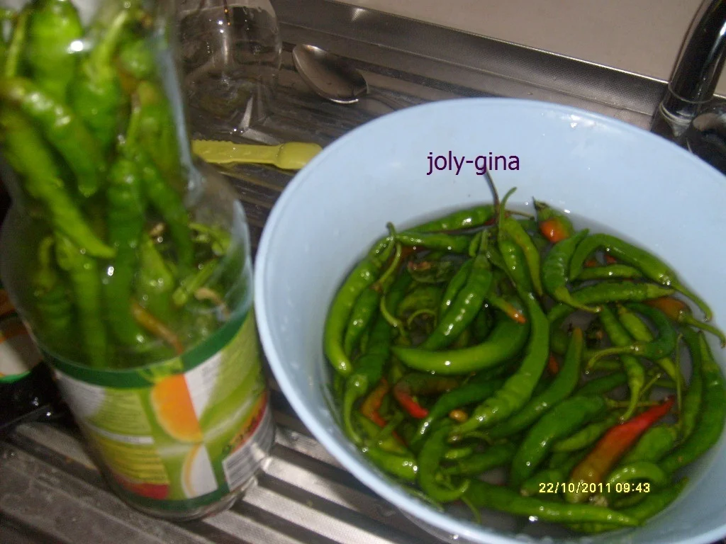 Hot peppers for winter