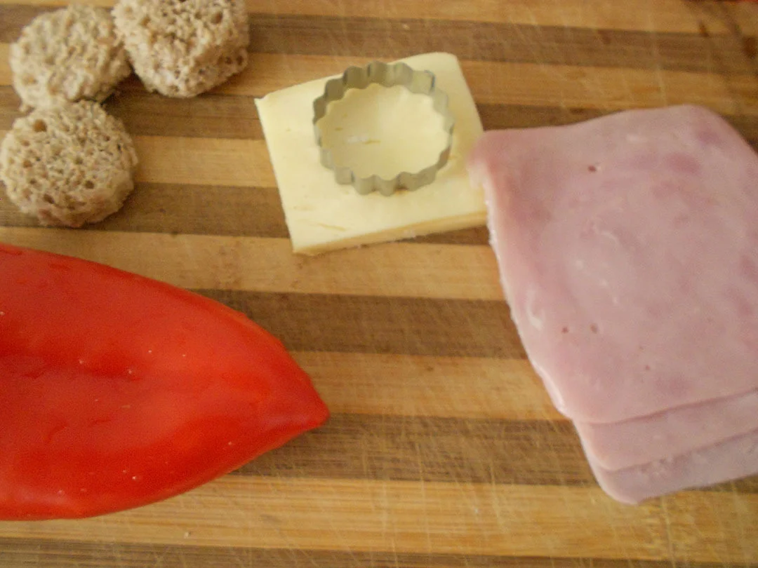 Sandwich with a little hat