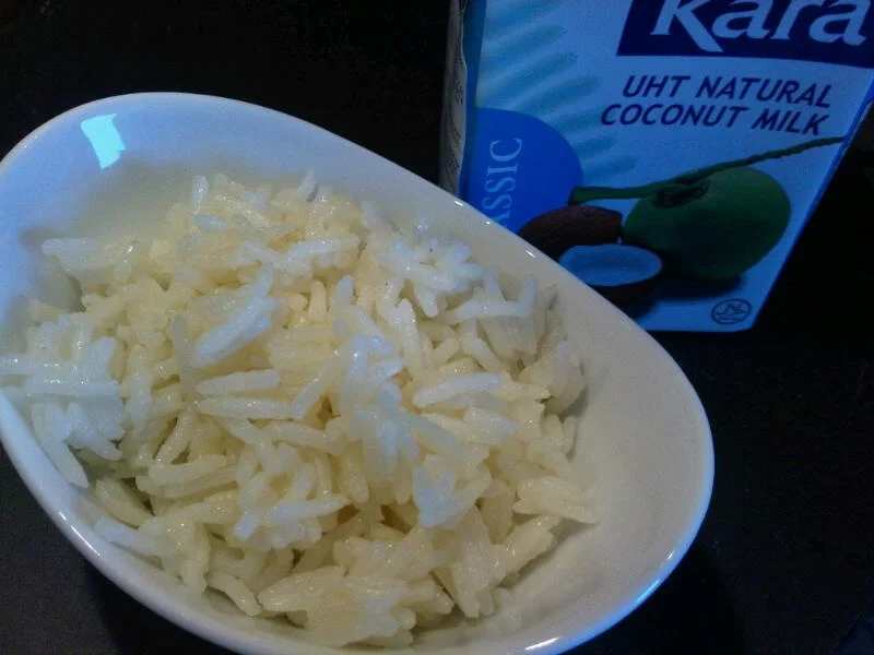 Rice in coconut milk