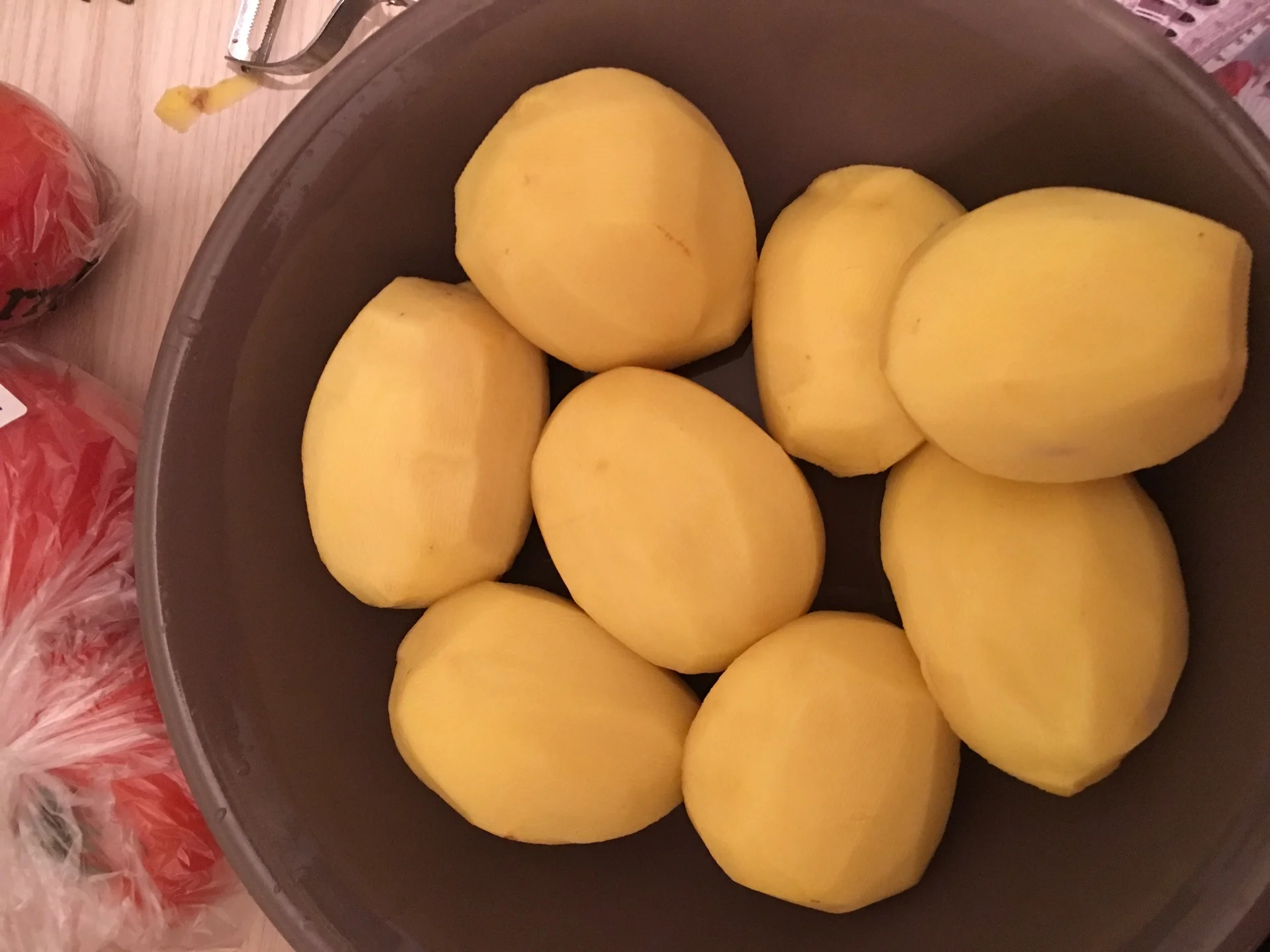 Potato Moussaka with Meat and Cheese