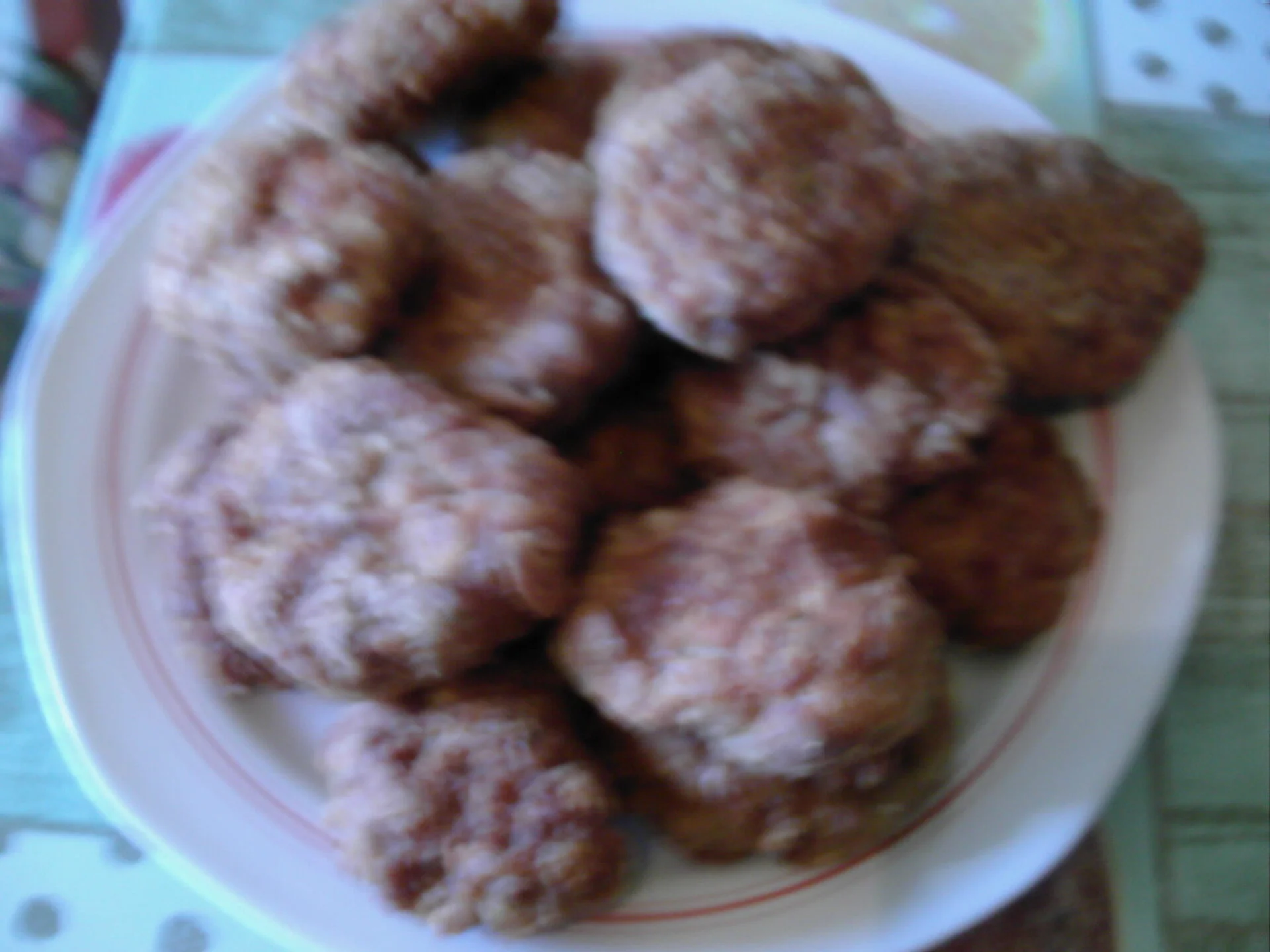 Meatballs with mashed potatoes and tomato sauce