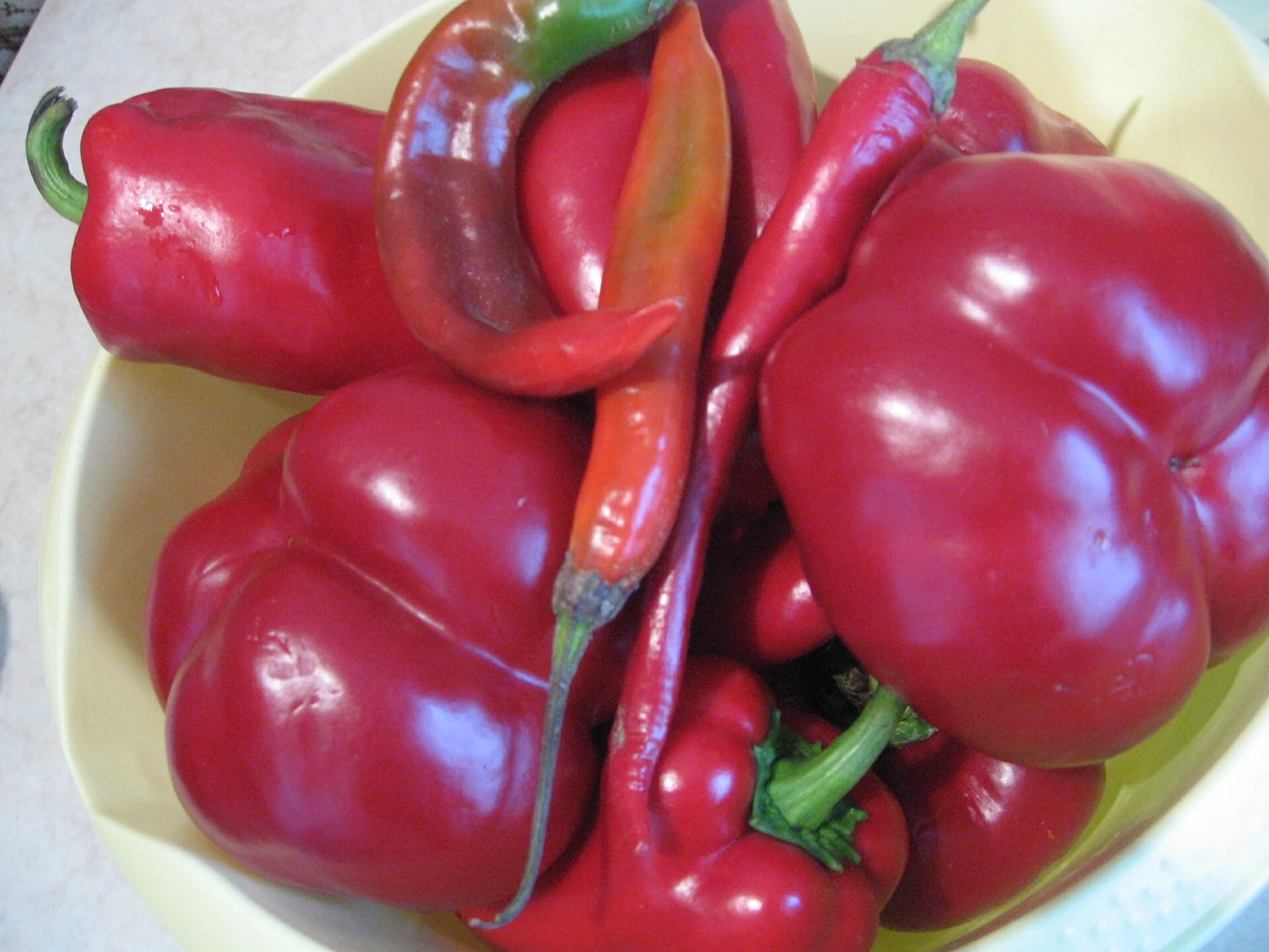 Chicken steak in spicy pepper sauce, with zucchini and poached eggs