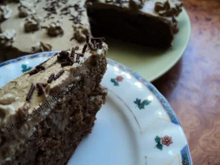 Coffee cream cake