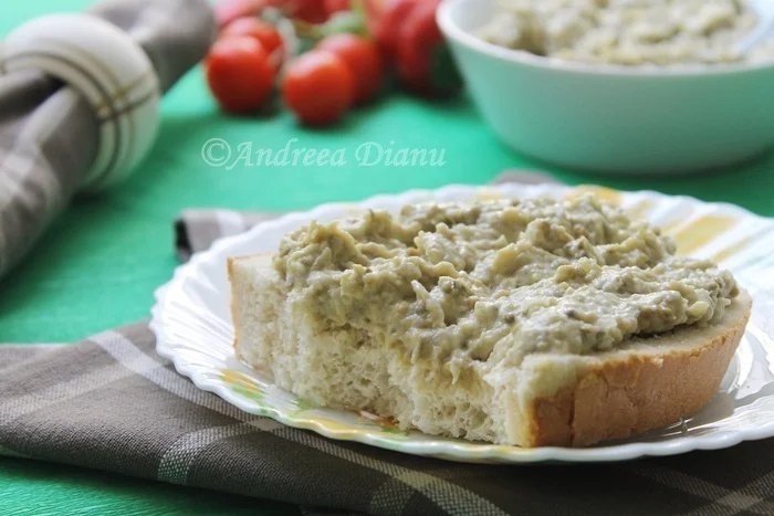 Eggplant salad with mayonnaise