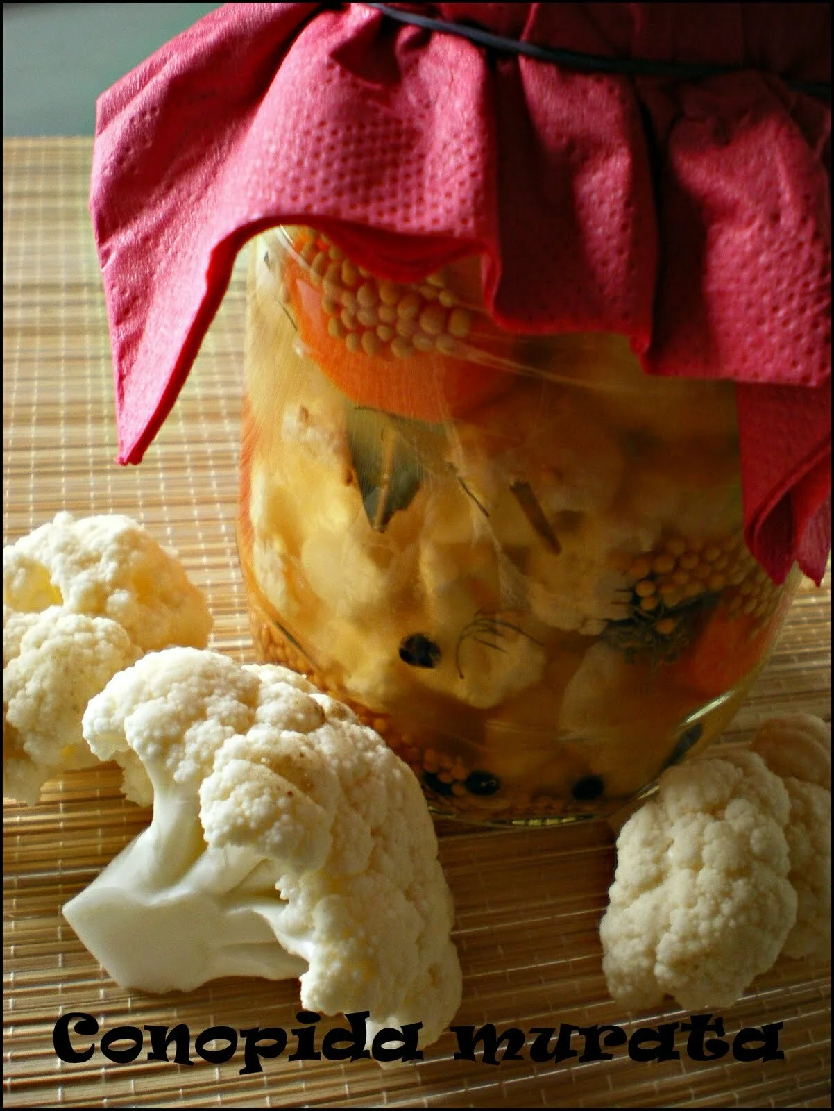 Pickled cauliflower