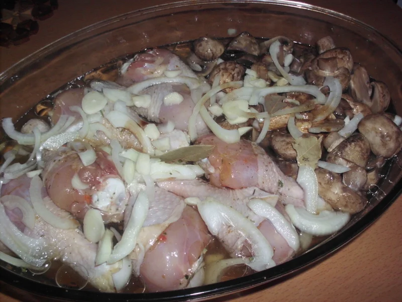 Chicken with mushrooms