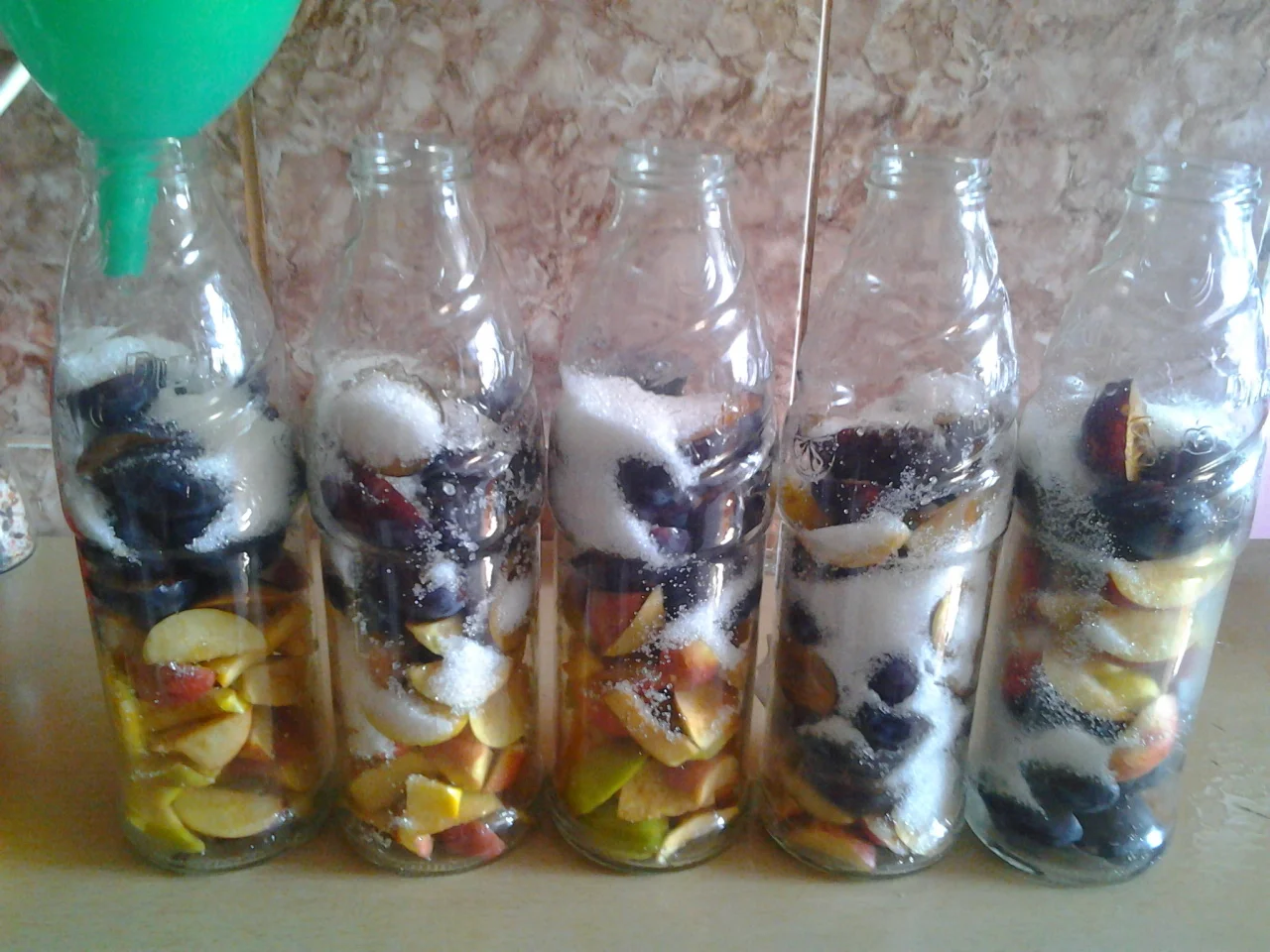 Apple and Plum Compote