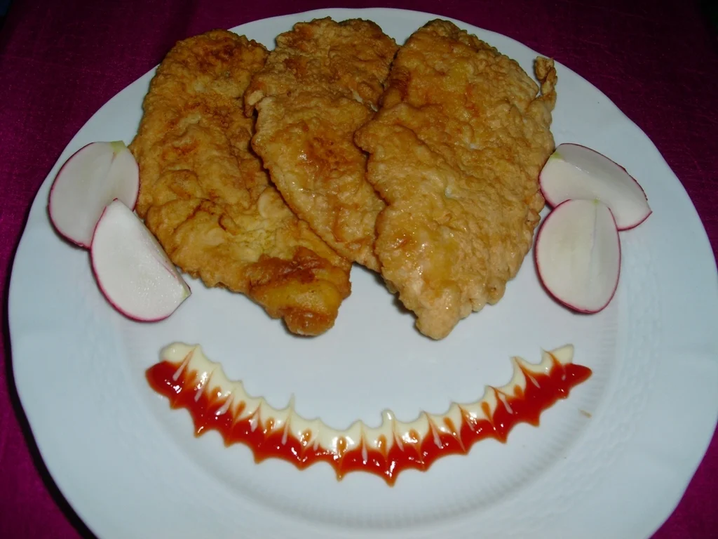 Chicken breast schnitzels