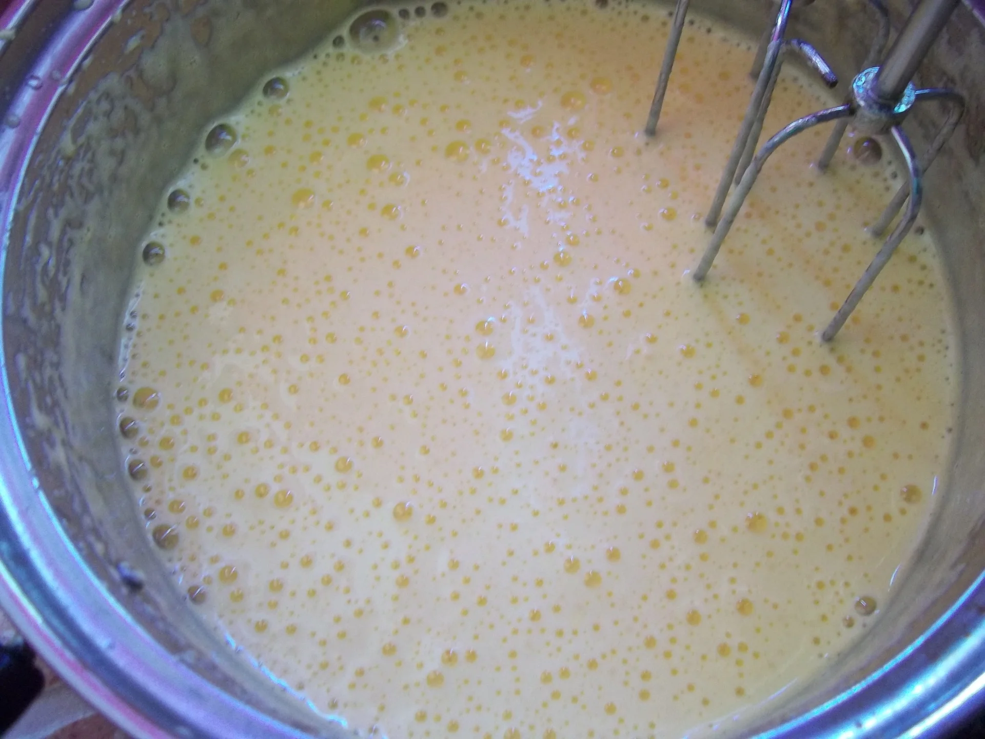 Honeycombs with cherry jam