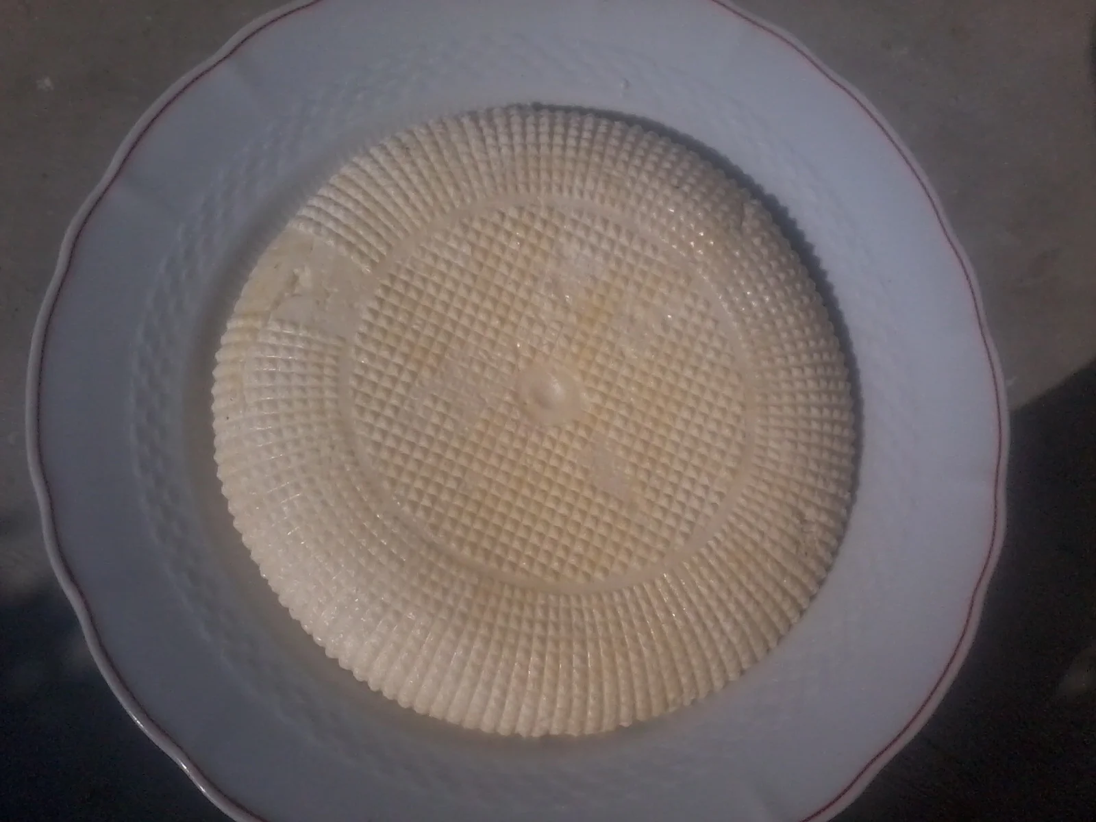 Natural cheese made from milk