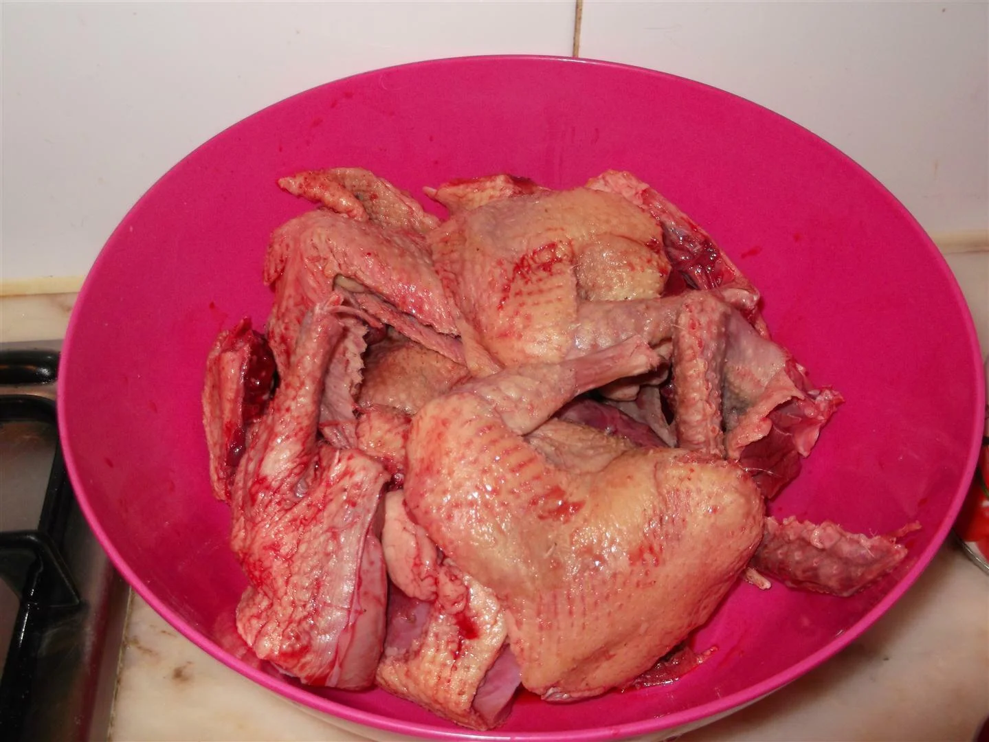 Pigeons with rice and forest mushrooms