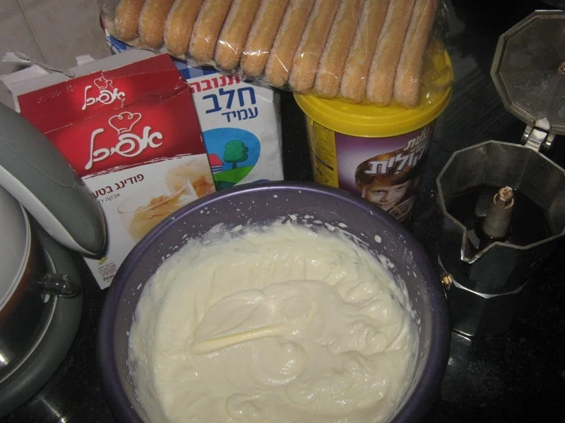 Tiramisu recipe with pudding