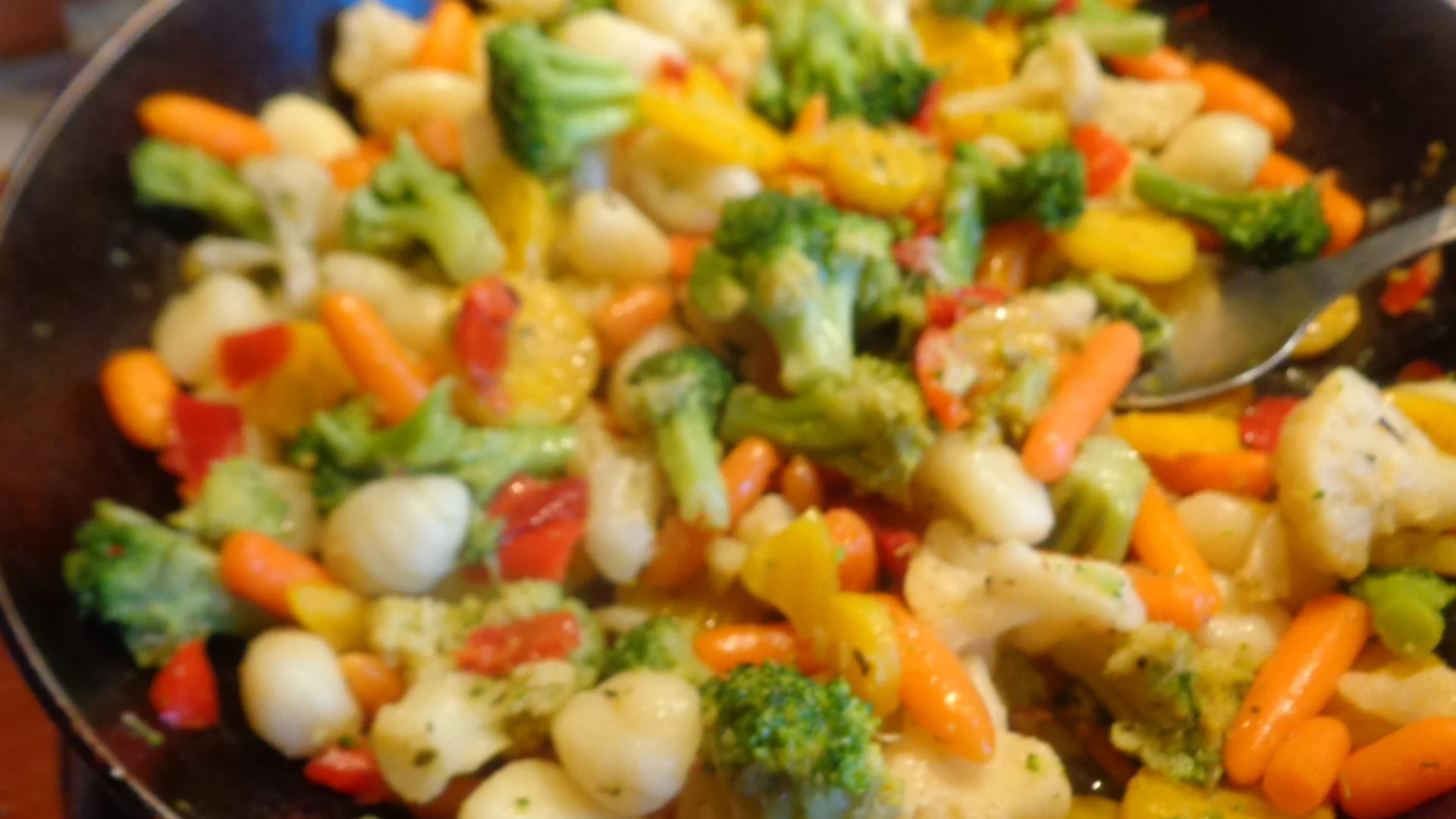Gnocchi with vegetables