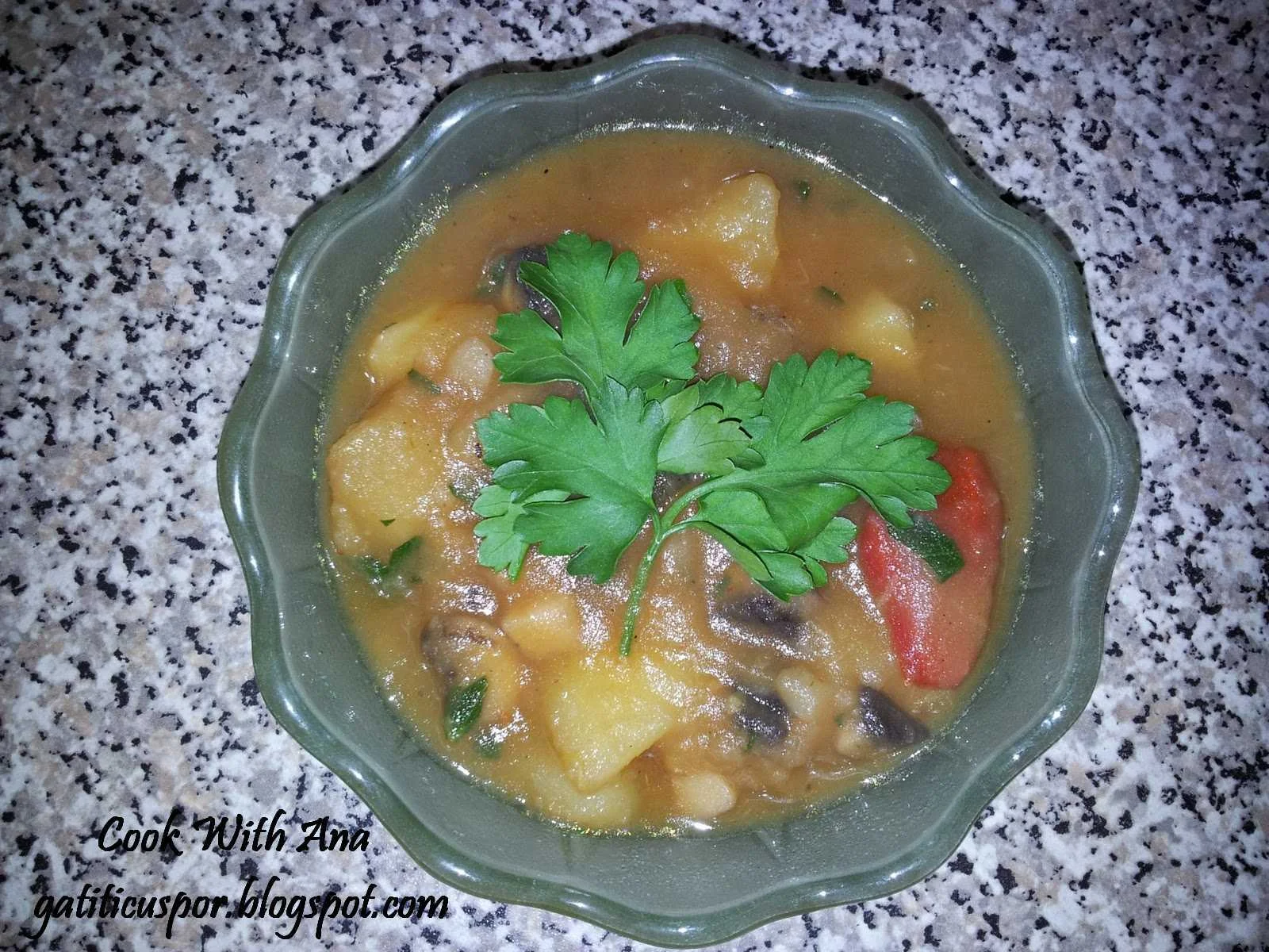 Potato Stew with Mushrooms