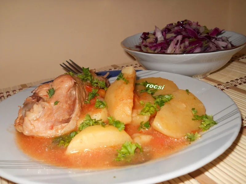 Chicken stew with potatoes