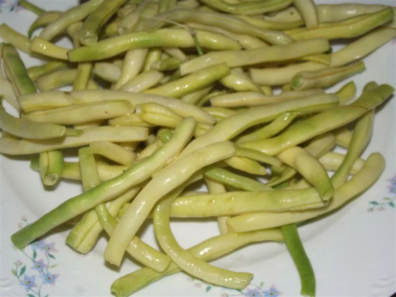 Green bean dish with chicken