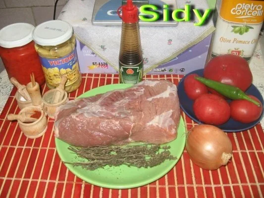 Fricando with mushrooms