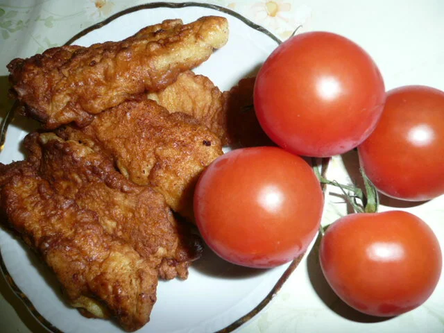 Mini chicken schnitzels