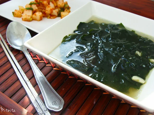 Miyeokguk – Korean seaweed soup