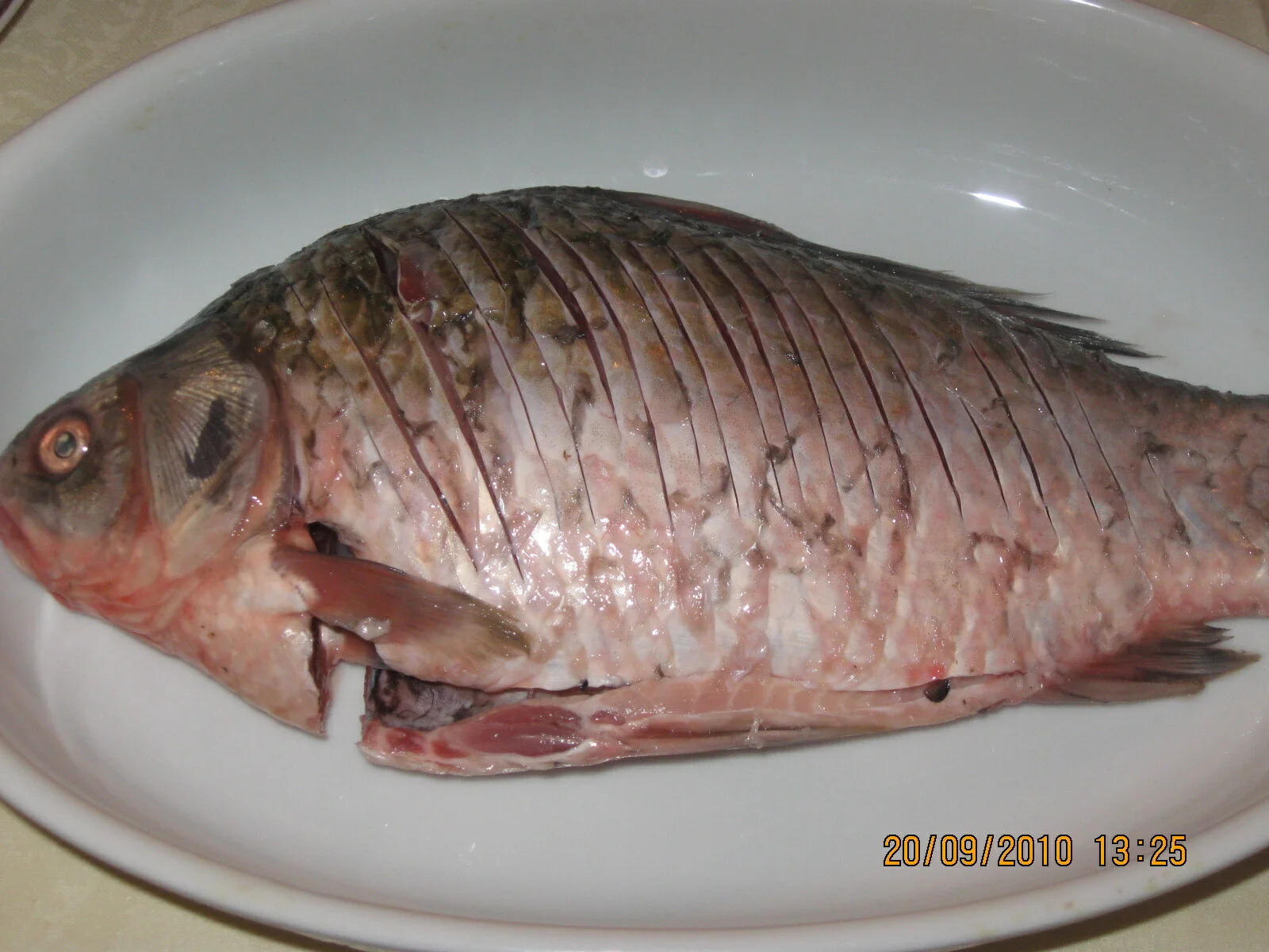 Pasta with tomato sauce and capers, baked
